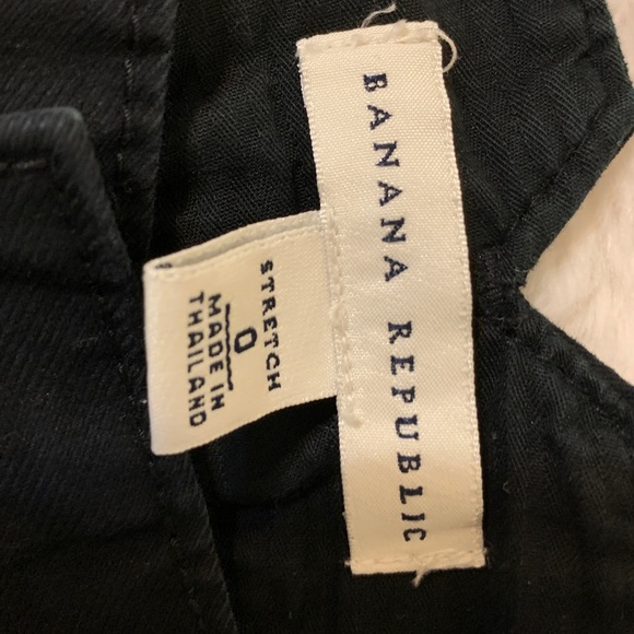 bananna republic black mid rise pants - Picture 3 of 3